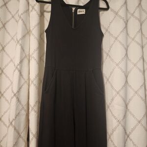 Wide leg v neck lux jumpsuit